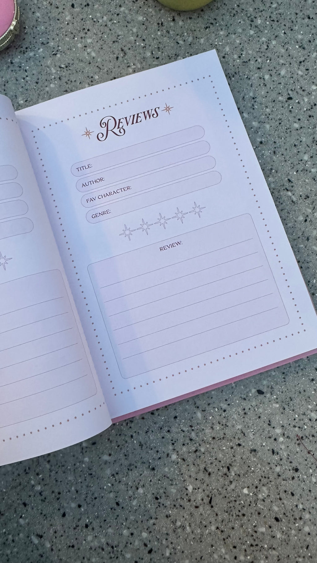 once upon a book - reading journal